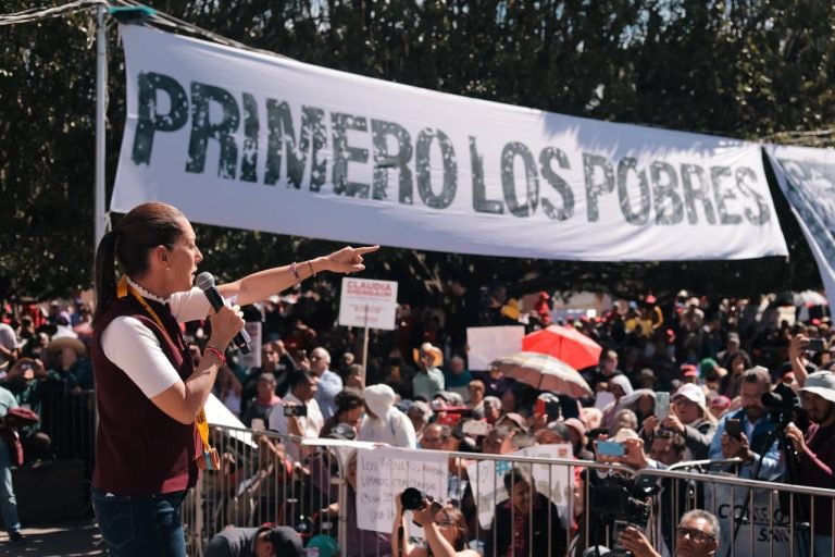 En 2024, el grito en Michoacán en México es que siga la 4T: Claudia Sheinbaum en Ciudad Hidalgo