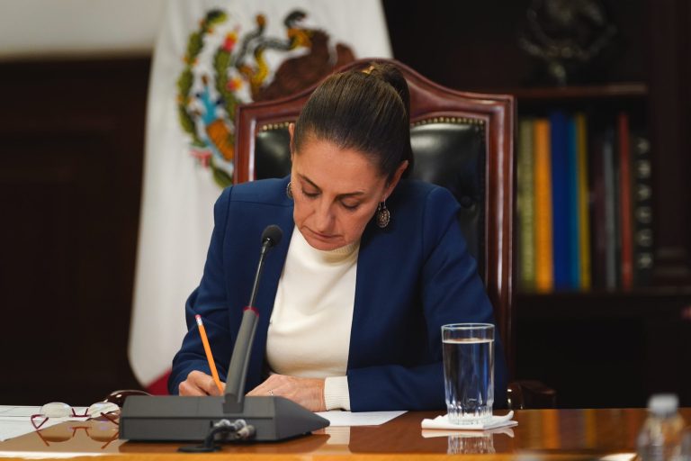 La bienvenida a la Presidenta