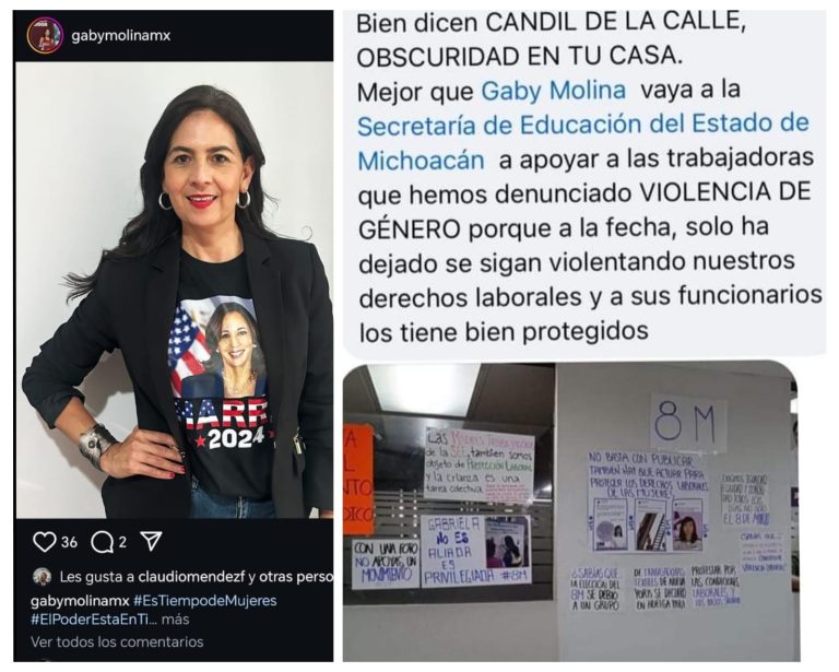Mientras titular de la Secretaría de Educación afirma que es tiempo de las mujeres, permite acoso en su institución