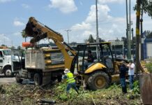 Gobierno Municipal atiende encharcamientos en avenida Benito Juárez